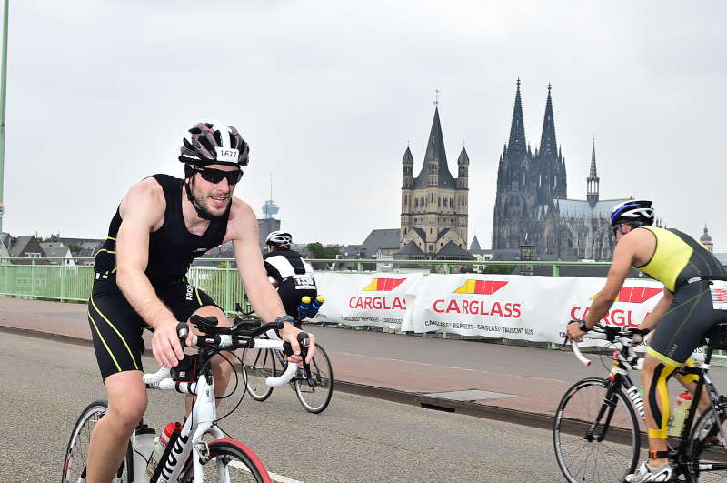 Verkehrte Welt beim Kölner Triathlon